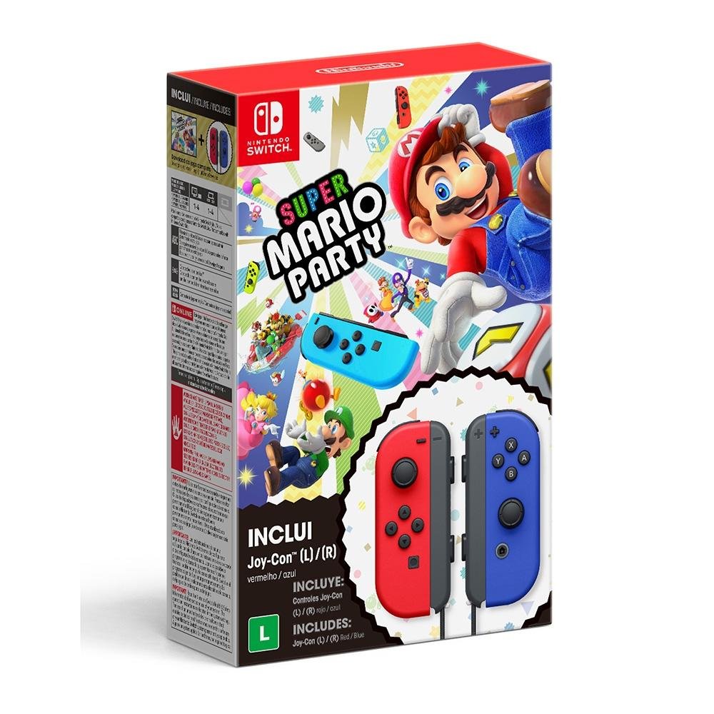 NintendoSwitch本体 + コントローラー + Mario Party Controle Switch Joy Con + Mario Party | KaBuM!