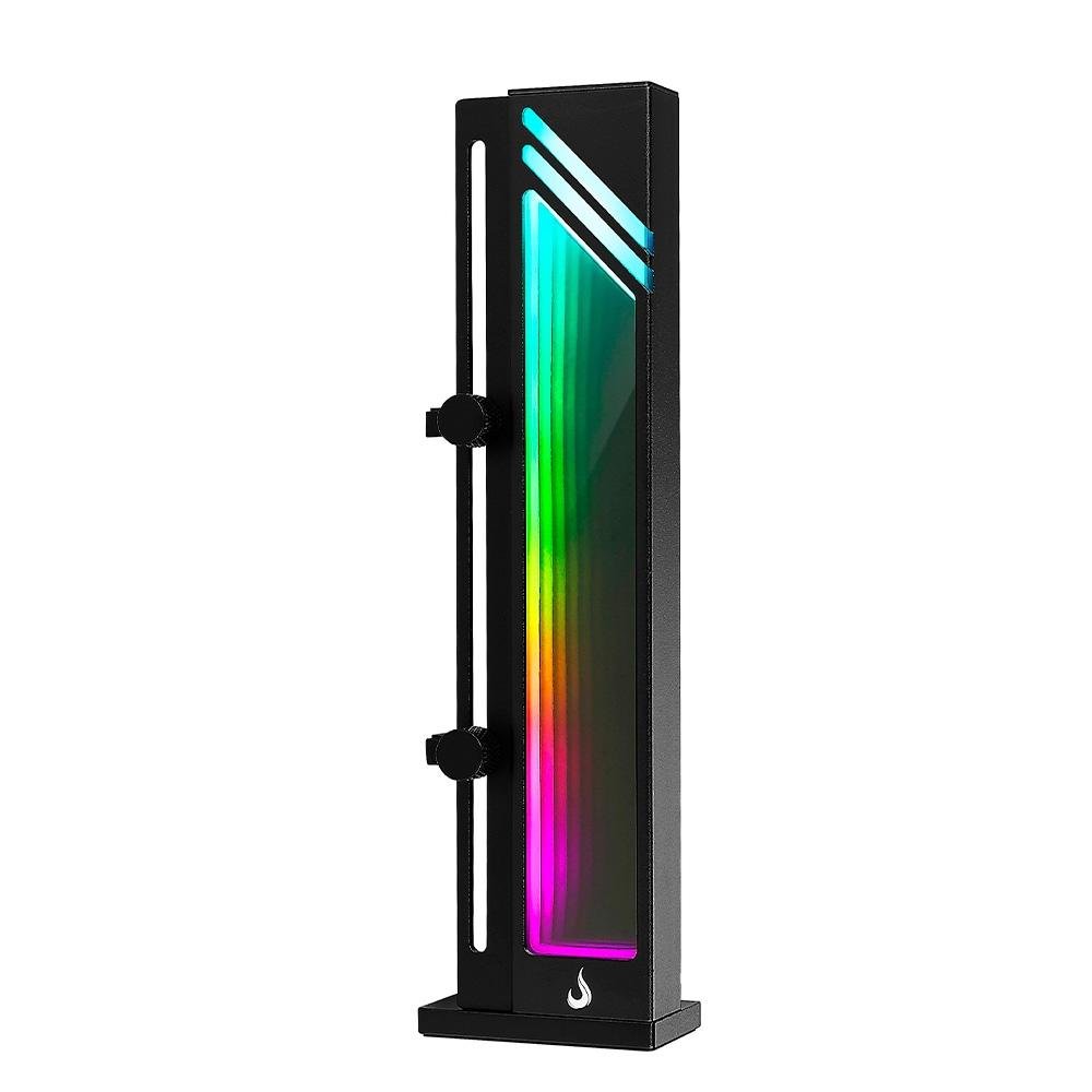 Imagem 3 de 7 do produto Suporte de Placa de Vídeo Rise Mode, ARGB, 500mm, Aura V1, Preto - RM-SPVG-01-ARGB-B