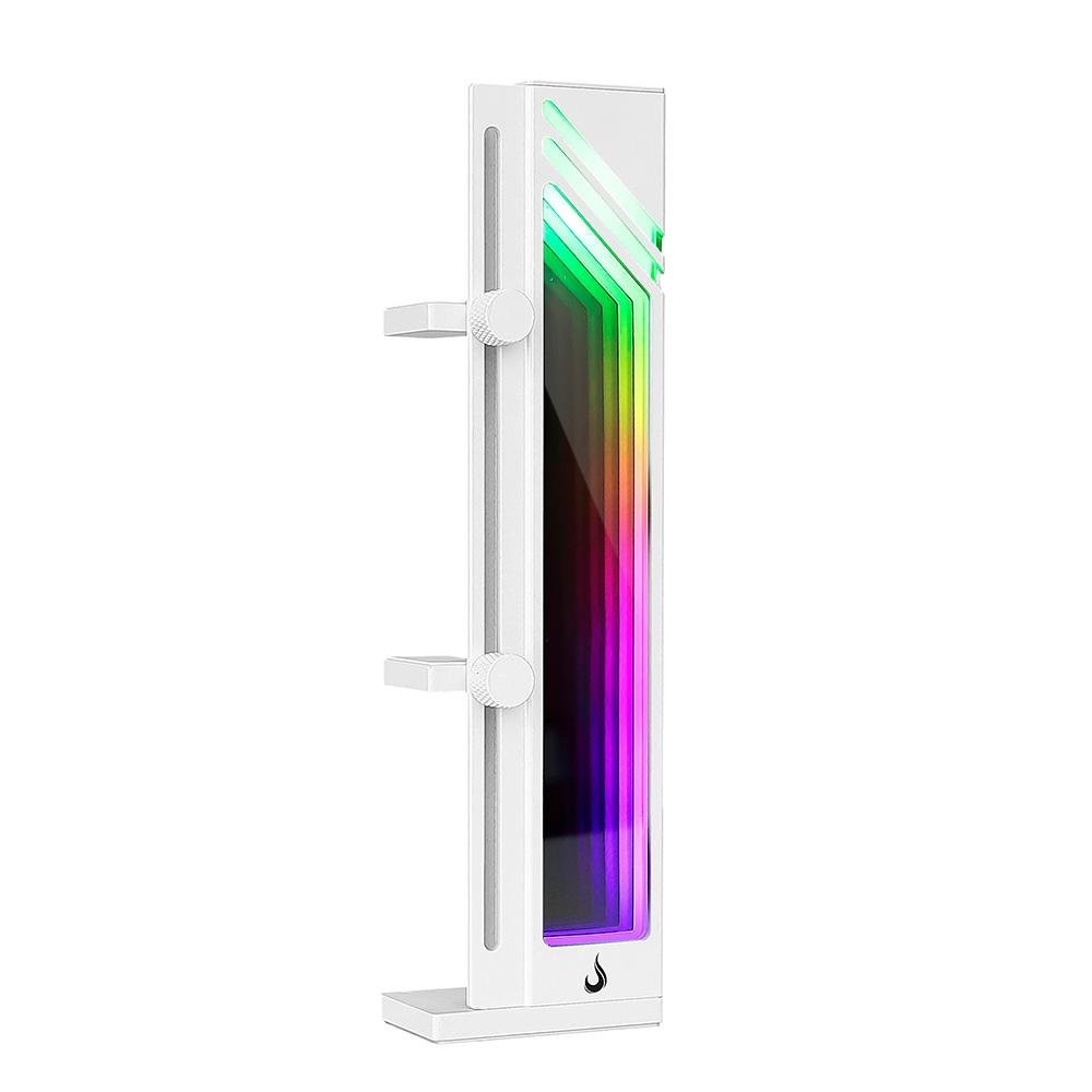 Suporte de Placa de Vídeo Rise Mode, ARGB, 500mm, Aura V1, Branco - RM-SPVG-01-ARGB-W - view 3