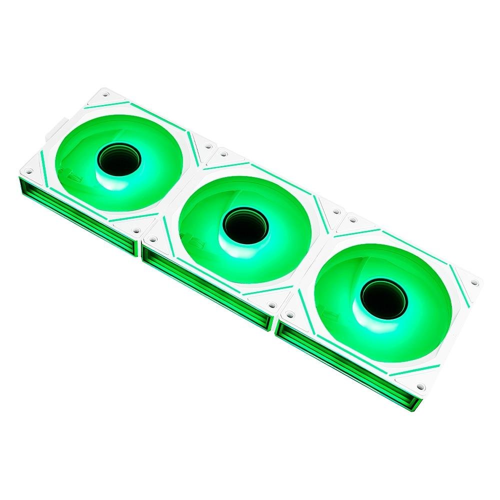 Kit Com 3 Ventoinhas Rise Mode Magneto Pro, 120mm, Led ARGB, Branco - RM-MAPRO-ARGB-W - view 4