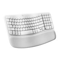 Teclado Sem Fio Logitech Wave Keys   Para dias de trabalho mais leves, sinta a curva. O teclado ergonômico sem fio Wave Keys foi moldado para transmit