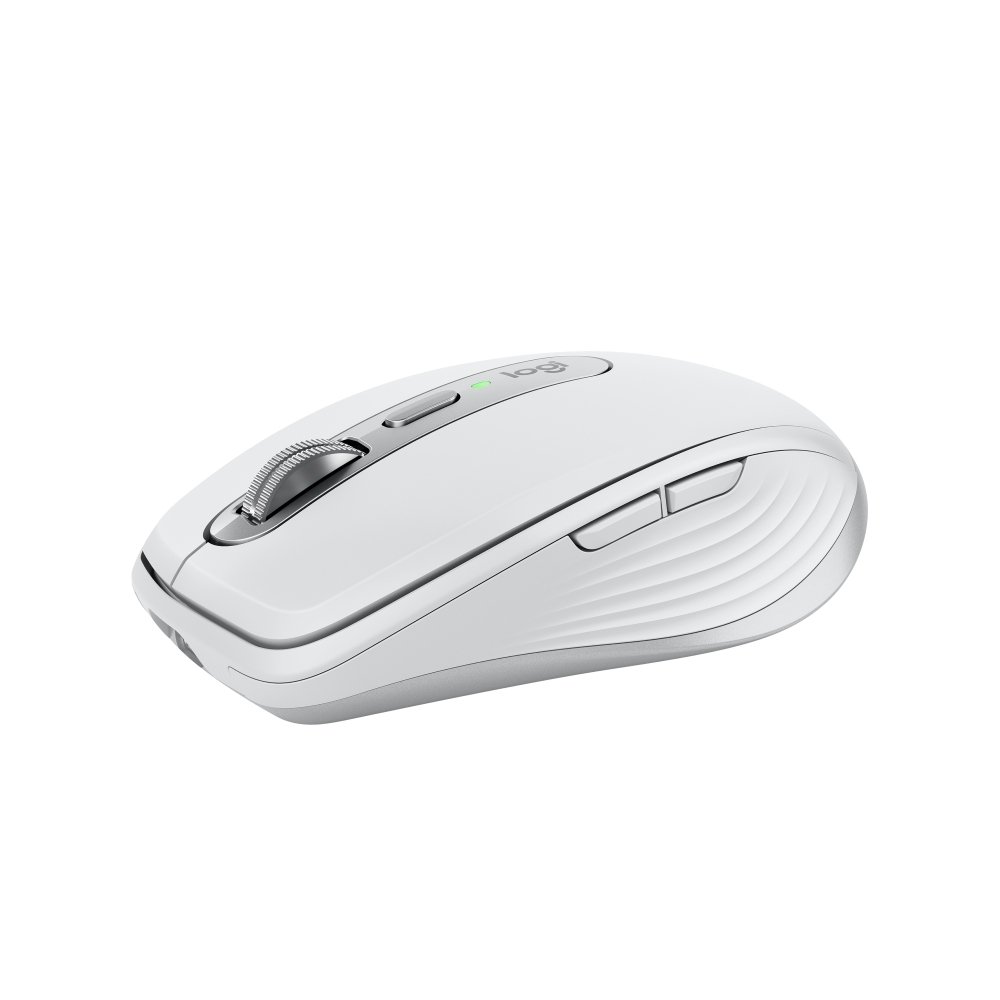 Mouse Sem Fio Logitech MX Anywhere 3S, Bluetooth, Clique Silencioso, Recarregável, Cinza Claro - 910-006933