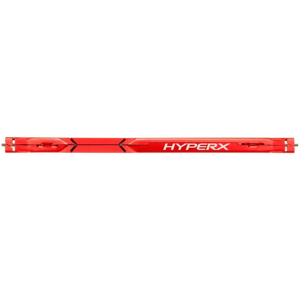 Memória RAM HyperX Fury, 4GB, 1600MHz, DDR3, CL10, Vermelho - HX316C10FR/4 Memória RAM HyperX Fury, 4GB, 1600MHz, DDR3, CL10, Vermelho - HX316C10FR/4