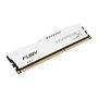 Memória HyperX Fury, 4GB, 1600MHz, DDR3, CL10, Branco - HX316C10FW/4
