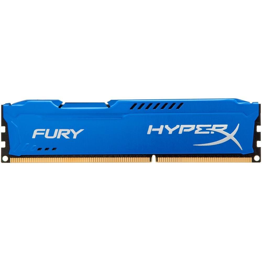 Memória HyperX Fury, 4GB, 1866MHz, DDR3, CL10, Azul - HX318C10F/4 Memória HyperX Fury, 4GB, 1866MHz, DDR3, CL10, Azul - HX318C10F/4