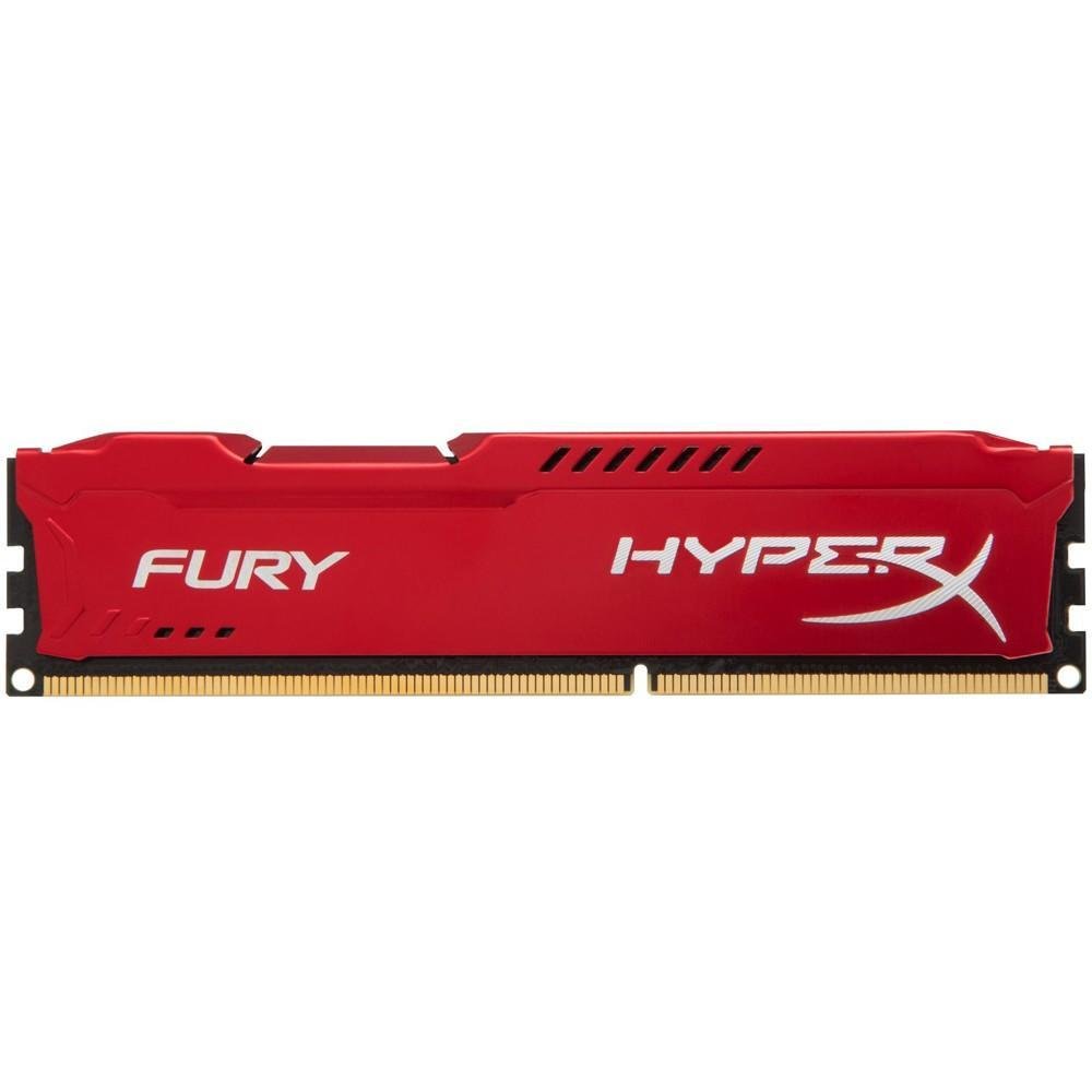 Memória RAM HyperX Fury, 4GB, 1866MHz, DDR3, CL10, Vermelho - HX318C10FR/4