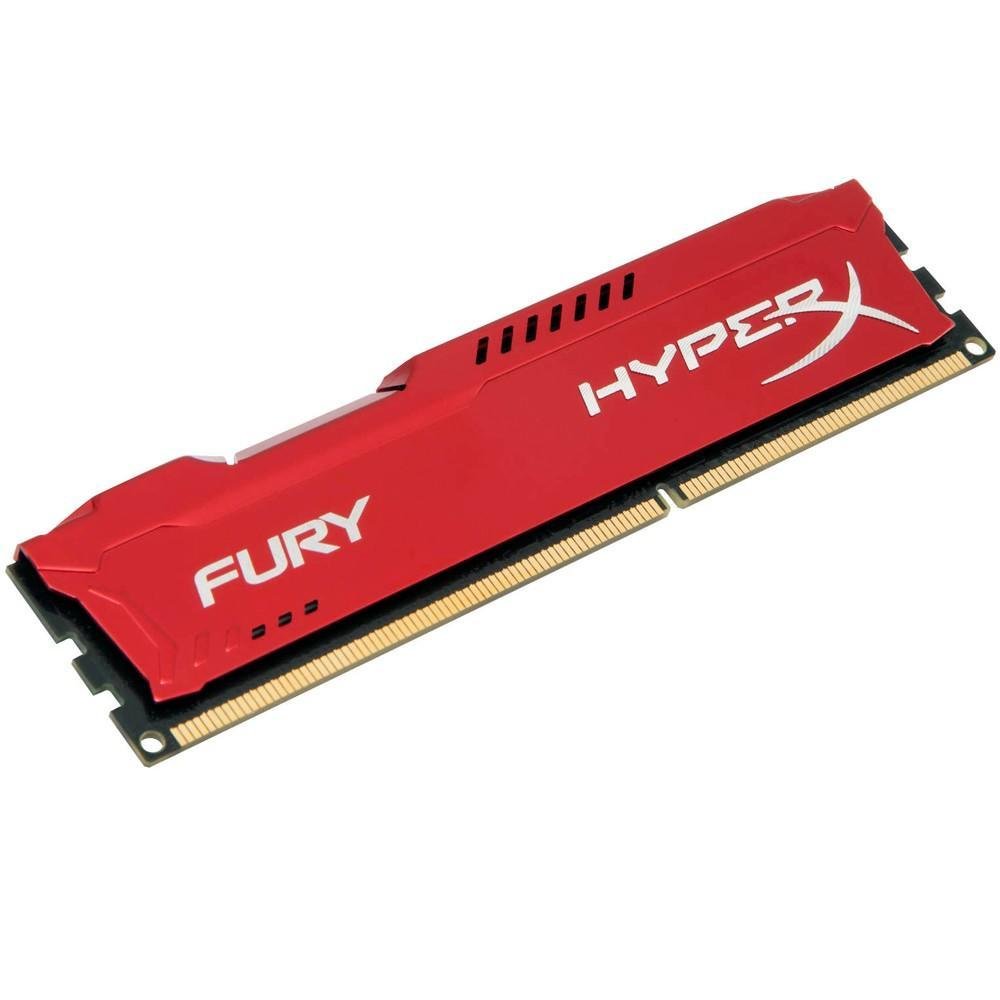 Imagem 2 de 2 do produto Memória RAM HyperX Fury, 8GB, 1333MHz, DDR3, CL9, Vermelho - HX313C9FR/8