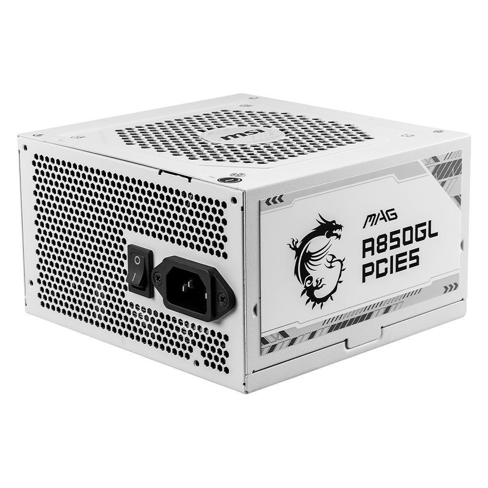 Fonte MSI MAG A850GL, 850W, 80 Plus Gold, Modular, PFC Ativo, Branco - MAG A850GL PCIE5 WHITE - view 5