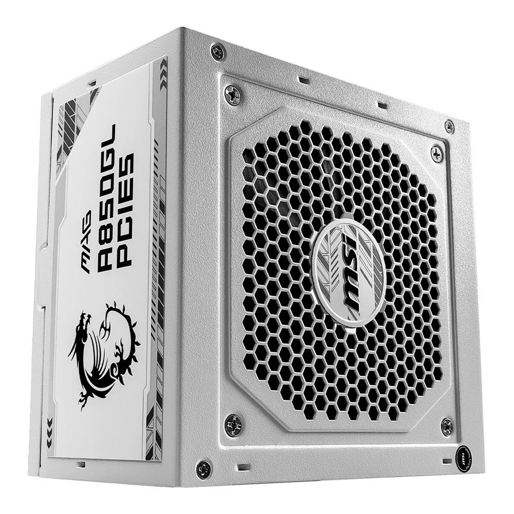 Fonte MSI MAG A850GL, 850W, 80 Plus Gold, Modular, PFC Ativo, Branco - MAG A850GL PCIE5 WHITE - view 9