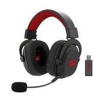 Headset Gamer Sem Fio Redragon Zeus Pro   O headset gamer Redragon Zeus Pro é a escolha perfeita para quem busca um produto de qualidade, com excelent