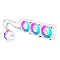 Water Cooler Gigabyte Aorus 360 ICE, RGB, 360mm, AMD/Intel, com Display LCD, Branco - GP-AORUS WATERFORCE X II 360 ICE 2