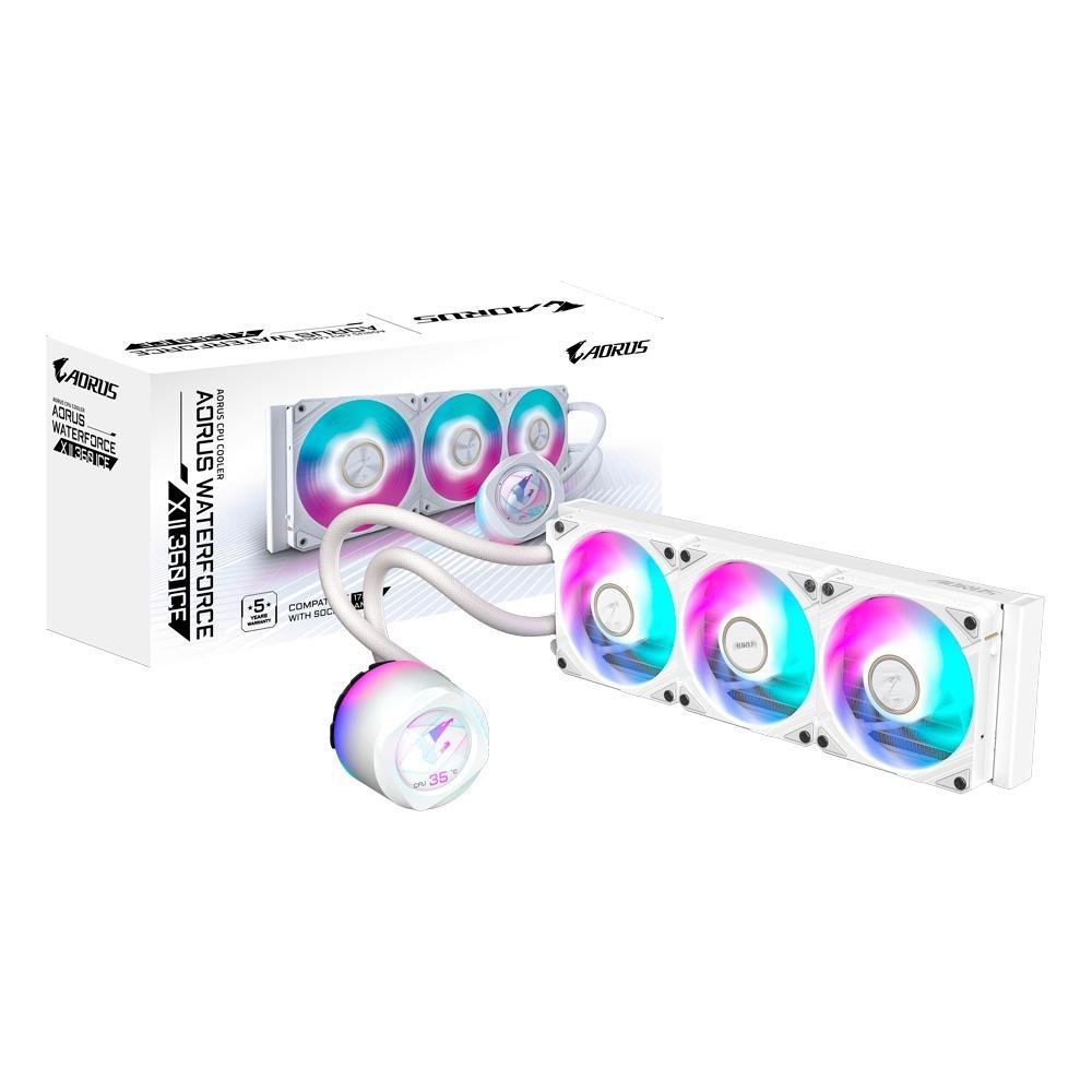 新品 AORUS WATERFORCE X360 水冷CPUクーラー LCD Amazon.co.jp: Gigabyte AORUS WATERFORCE X 360 AIO 液体CPUクーラー