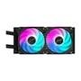 Water Cooler Gigabyte Aorus 240, RGB, 240mm, AMD/Intel, com Display LCD, Preto - GP-AORUS WATERFORCE X II 240