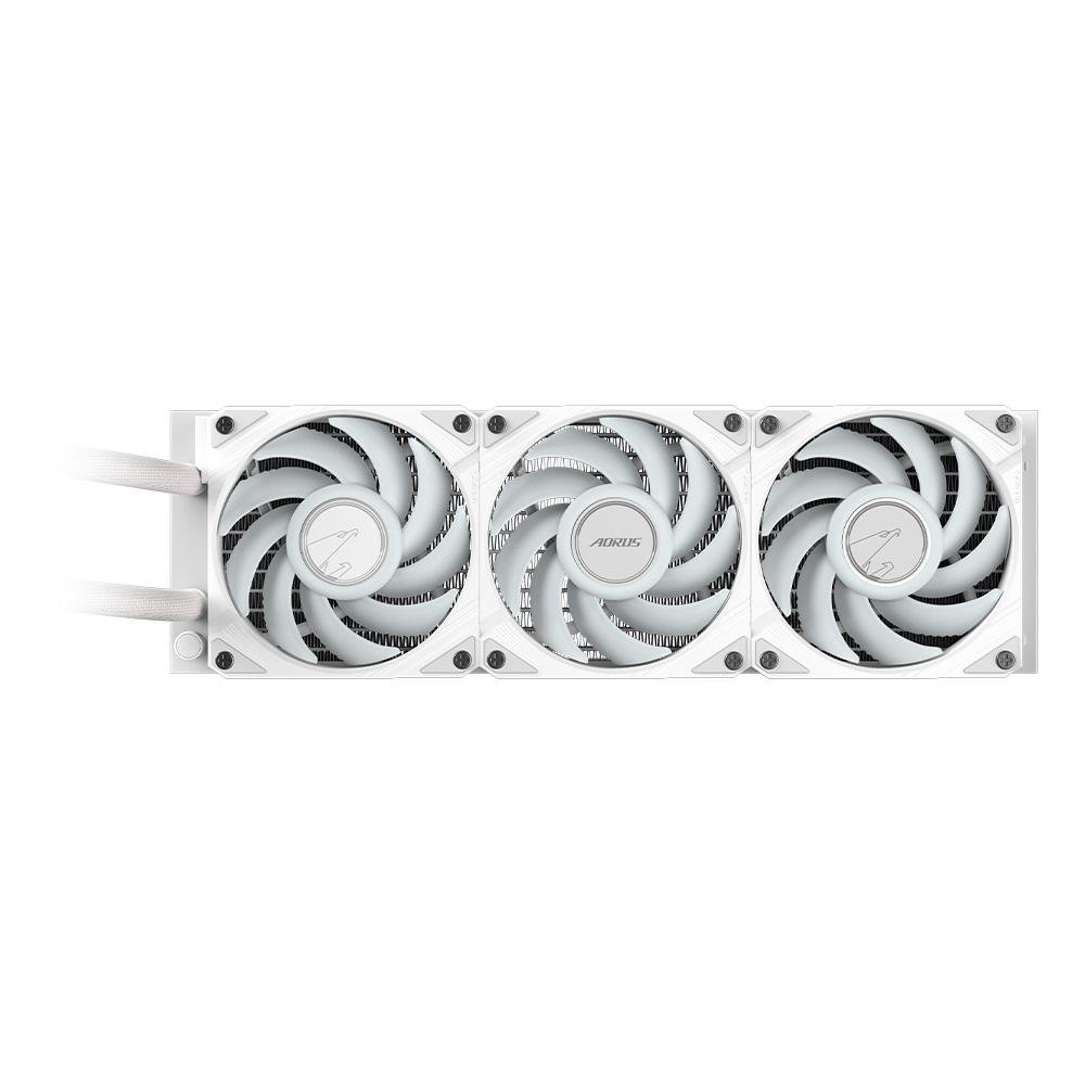 Water Cooler Gigabyte Aorus 360 ICE, RGB, 360mm, AMD/Intel, Branco - GP-AORUS WATERFORCE II 360 ICE Water Cooler Gigabyte Aorus 360 ICE, RGB, 360mm, AMD/Intel, Branco - GP-AORUS WATERFORCE II 360 ICE
