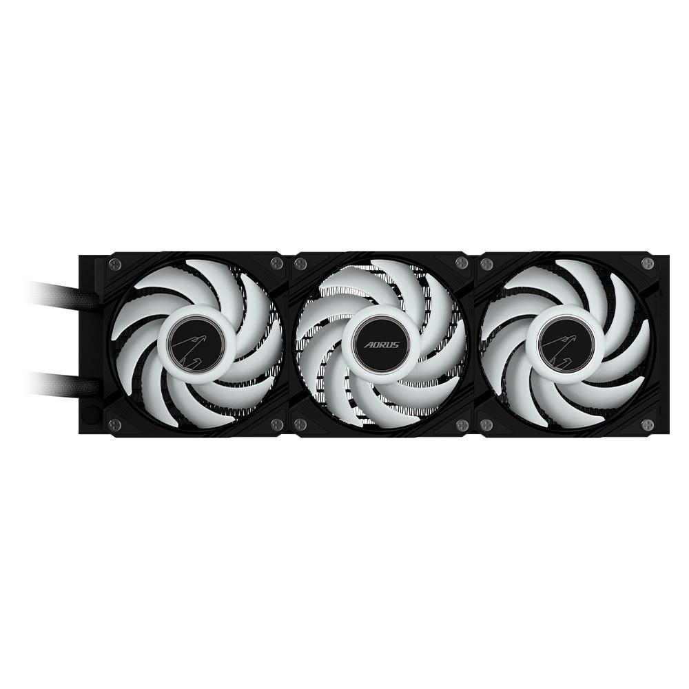 Imagem 4 de 5 do produto Water Cooler Gigabyte Aorus 360, RGB, 360mm, AMD/Intel, Preto - GP-AORUS WATERFORCE II 360