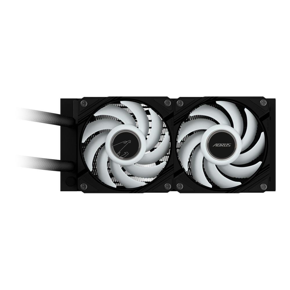 Water Cooler Gigabyte Aorus 240, RGB, 240mm, AMD/Intel, Preto - GP-AORUS WATERFORCE II 240 Water Cooler Gigabyte Aorus 240, RGB, 240mm, AMD/Intel, Preto - GP-AORUS WATERFORCE II 240