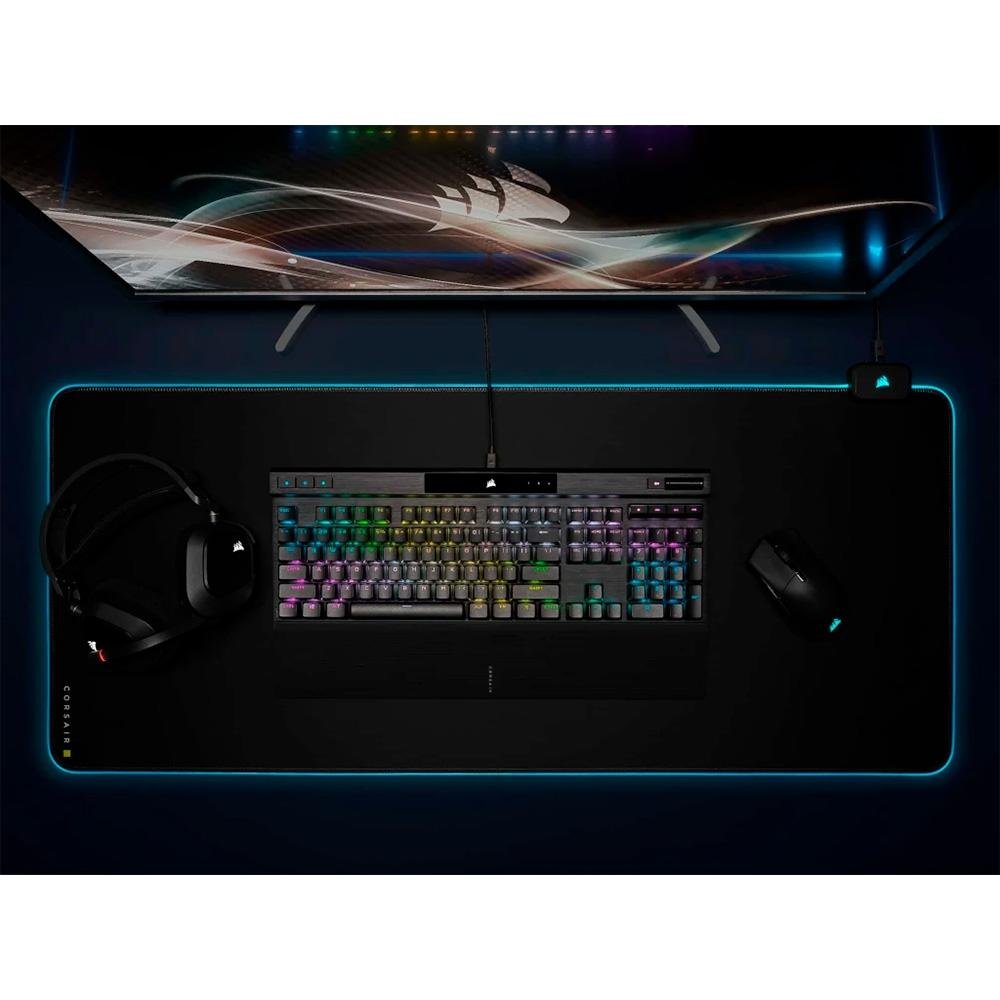 Teclado Mecânico Gamer Corsair K70 RGB Pro, Cherry MX Red, Anti-Ghosting, US Preto - CH-9109410-NA - view 7