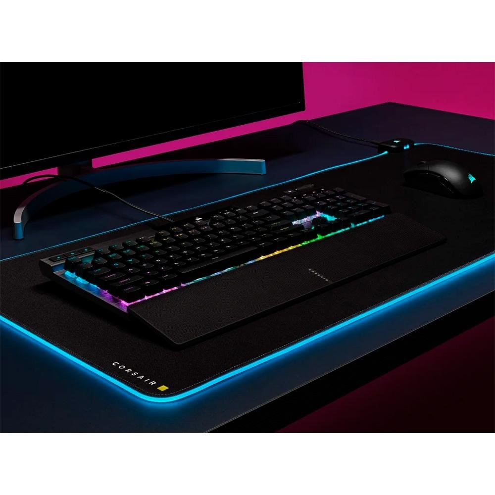 Teclado Mecânico Gamer Corsair K70 RGB Pro, Cherry MX Red, Anti-Ghosting, US Preto - CH-9109410-NA - view 6