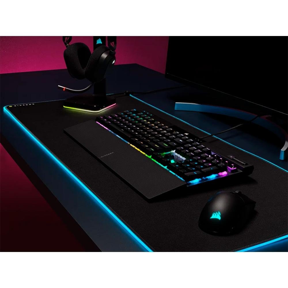 Teclado Mecânico Gamer Corsair K70 RGB Pro, Cherry MX Red, Anti-Ghosting, US Preto - CH-9109410-NA - view 11