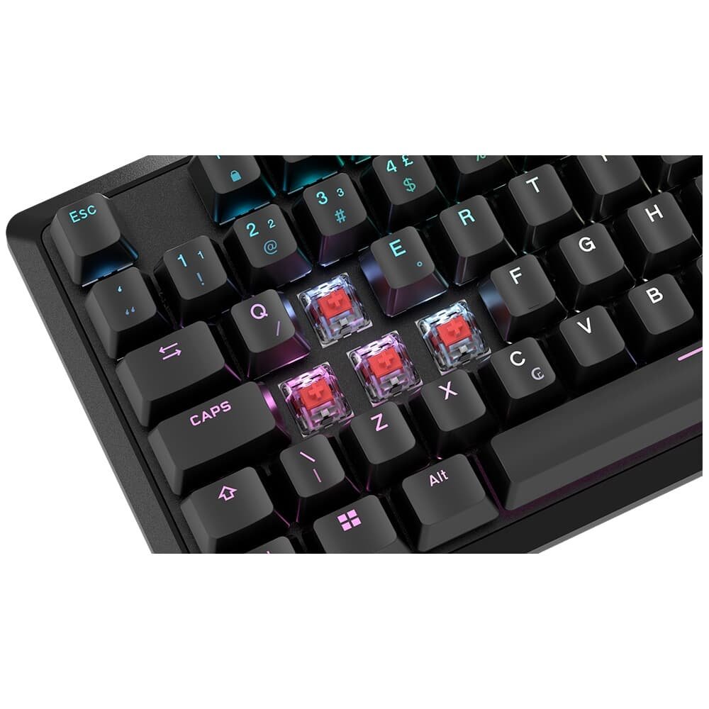 Imagem 9 de 9 do produto Teclado Mecânico Gamer Corsair K70 CORE RGB, Switch Corsair Red, Preto, BR - CH-910971E-BR