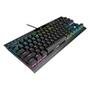 Teclado Mecânico Gamer Corsair K70 RGB, TKL Champion Series, Corsair OPX, Preto PBT Keycaps, Anti-Ghosting, US - CH-911901A-NA