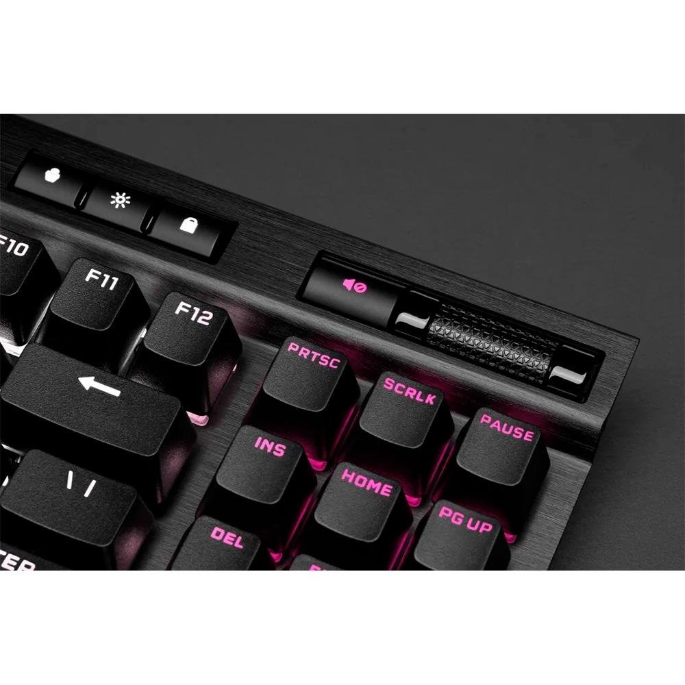 Teclado Mecânico Gamer Corsair K70 RGB, TKL Champion Series, Corsair OPX, Preto PBT Keycaps, Anti-Ghosting, US - CH-911901A-NA - view 12