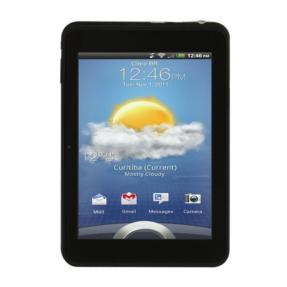 Tablet MIT Tela 7´ IPS, resolução 1280*800, Dual Cortex A9 1.6GHz, DDR3 1GB, 8GB, mini-HDMI, 2 câmeras 2mp/5mp, Android 4.1, GGR66-71280A Cinza