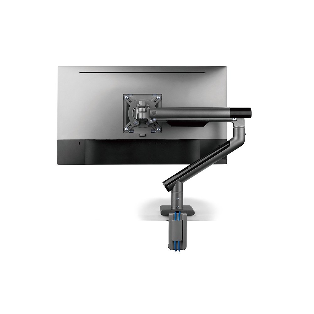 Imagem 2 de 17 do produto Suporte para Monitor Premium Octoo com Pistão a Gás e Ajuste de Altura, até 32", Grafite - 9841