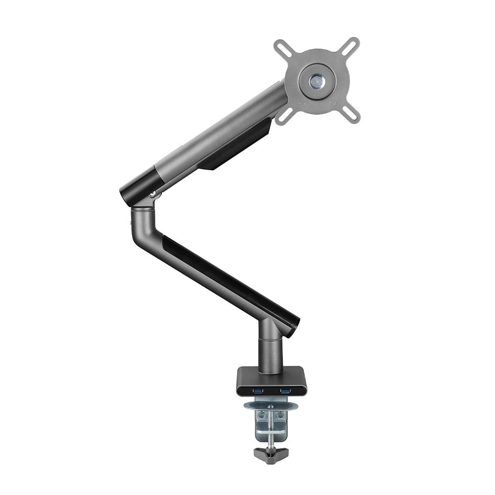 Imagem 6 de 17 do produto Suporte para Monitor Premium Octoo com Pistão a Gás e Ajuste de Altura, até 32", Grafite - 9841