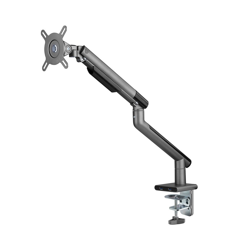 Imagem 13 de 17 do produto Suporte para Monitor Premium Octoo com Pistão a Gás e Ajuste de Altura, até 32", Grafite - 9841