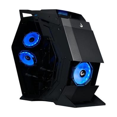Gabinete Gamer Rise Mode Z4, Mid Tower, ATX, Lateral em Vidro Temperado, Sem FANs, Preto - RM-Z4-04-FB