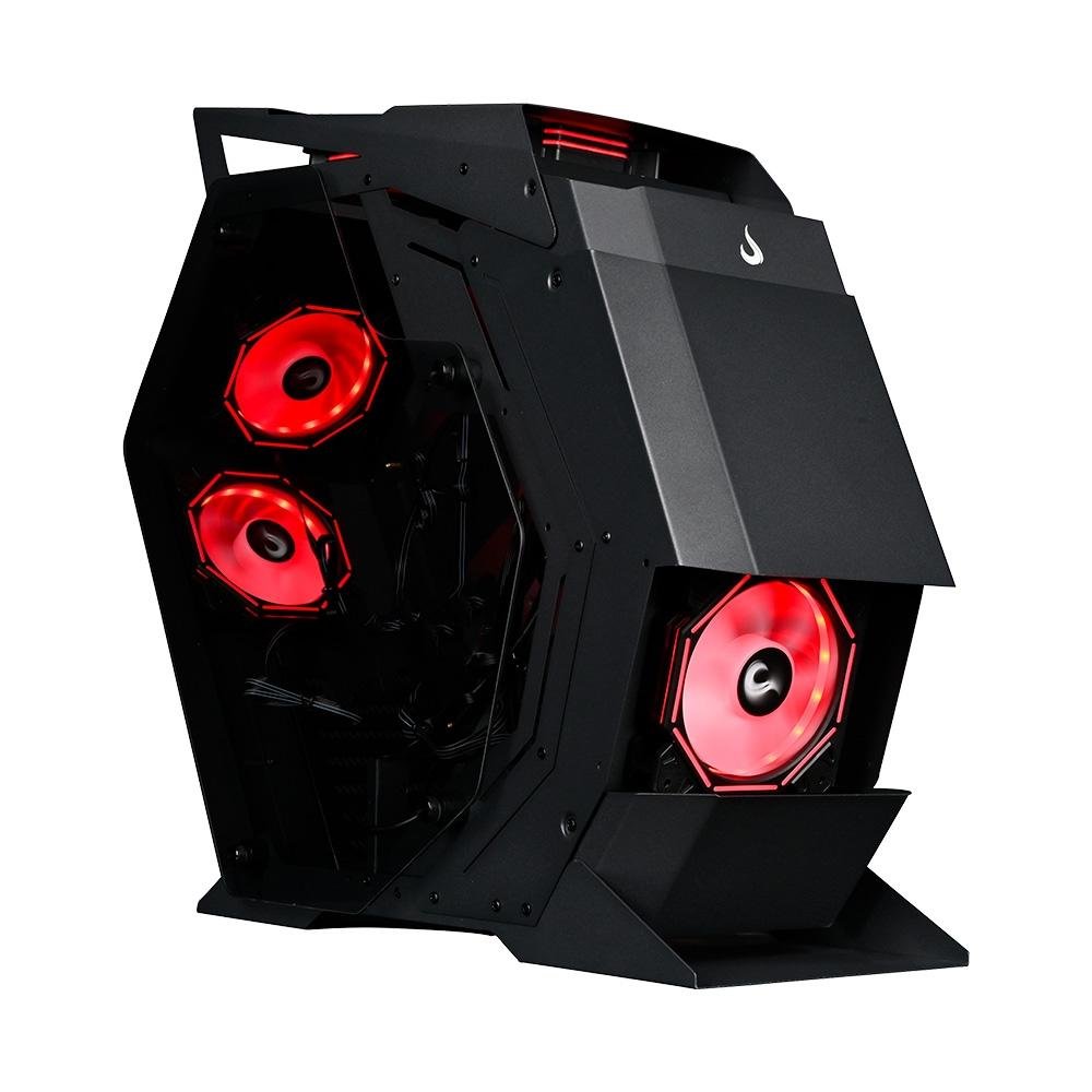 Gabinete Gamer Rise Mode Z4, Mid Tower, ATX, Lateral em Vidro Temperado, Sem FANs, Preto - RM-Z4-04-FB - view 4