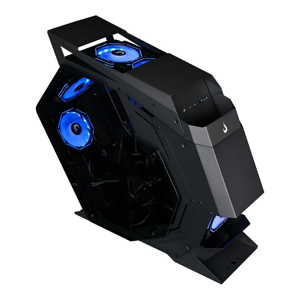 Gabinete Gamer Rise Mode Z4, Mid Tower, ATX, Lateral em Vidro Temperado, Sem FANs, Preto - RM-Z4-04-FB - view 5