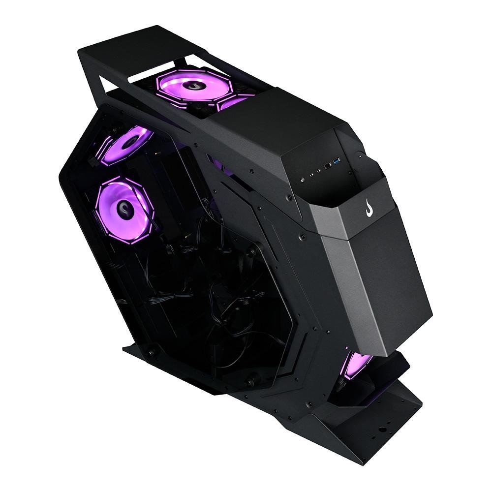 Gabinete Gamer Rise Mode Z4, Mid Tower, ATX, Lateral em Vidro Temperado, Sem FANs, Preto - RM-Z4-04-FB - view 7