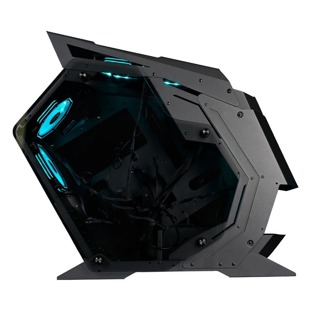 Gabinete Gamer Rise Mode Z4, Mid Tower, ATX, Lateral em Vidro Temperado, Sem FANs, Preto - RM-Z4-04-FB - view 11