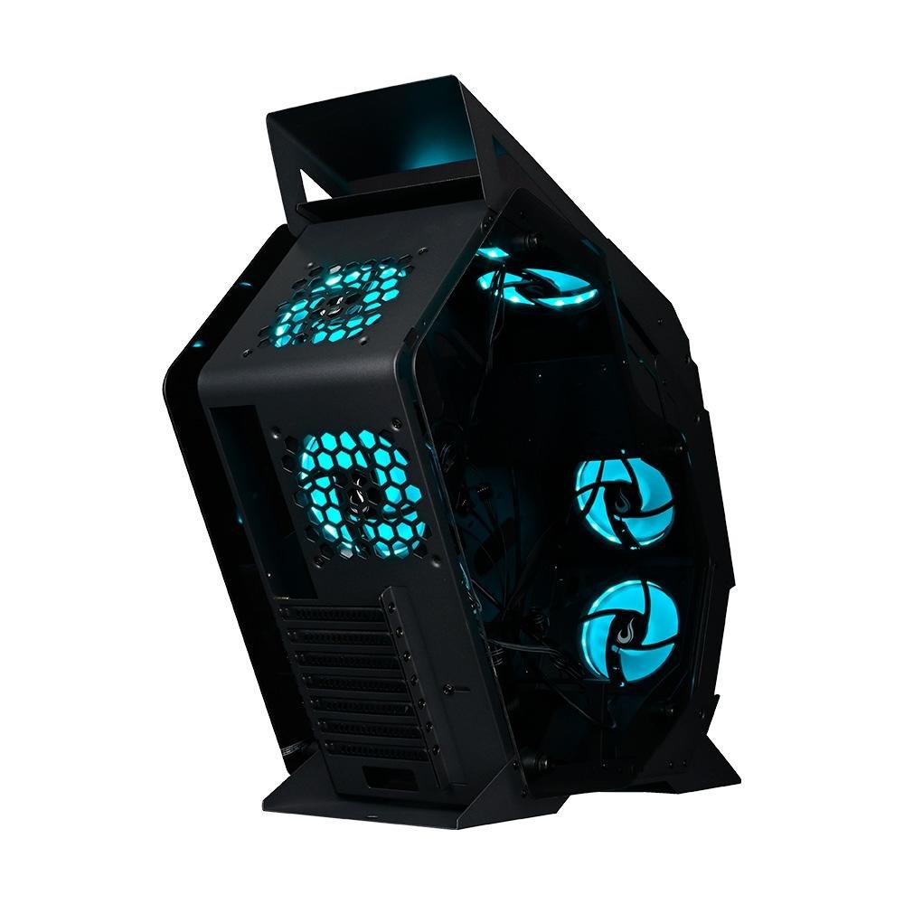 Gabinete Gamer Rise Mode Z4, Mid Tower, ATX, Lateral em Vidro Temperado, Sem FANs, Preto - RM-Z4-04-FB - view 10