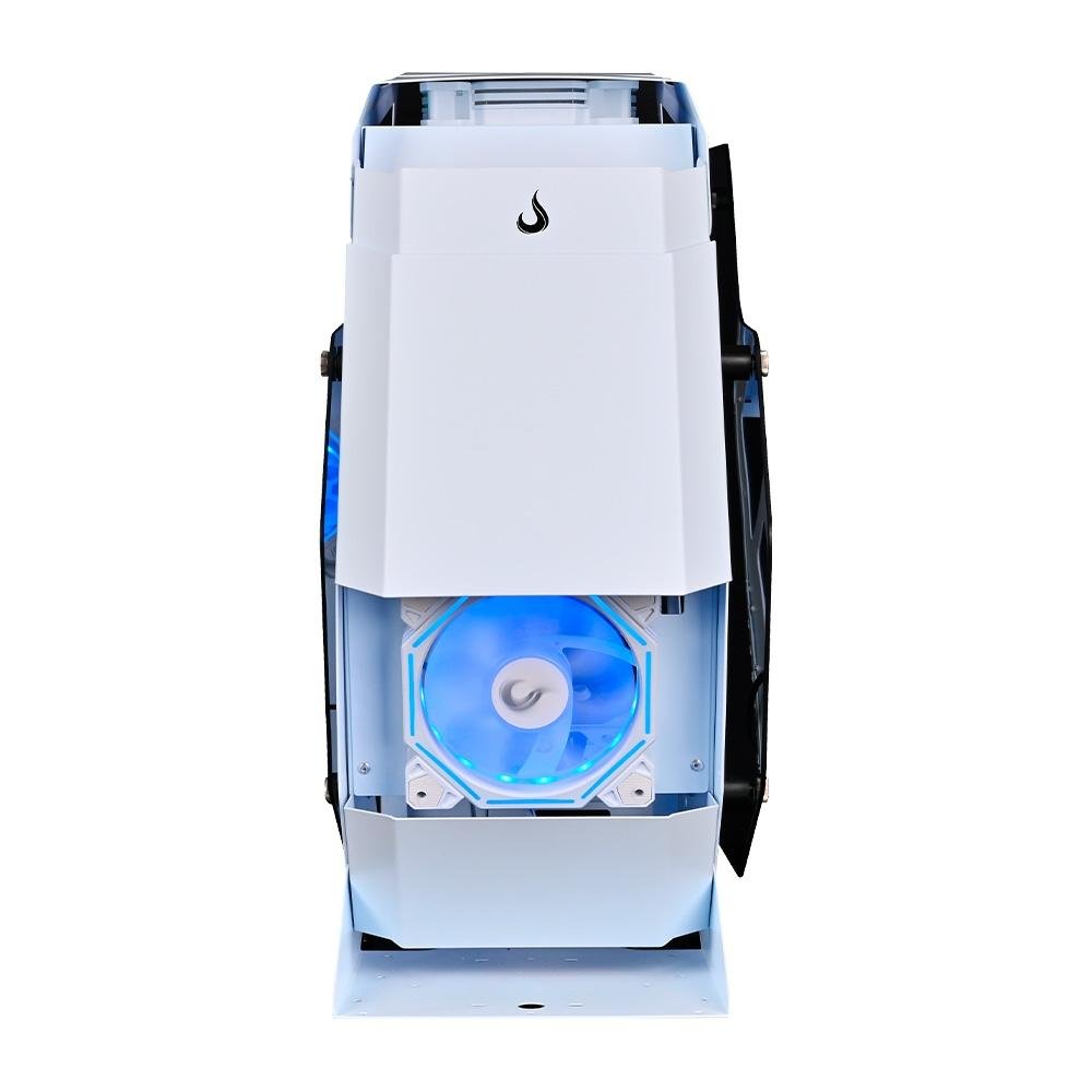 Gabinete Gamer Rise Mode Z4, Mid Tower, ATX, Lateral em Vidro Temperado, Branco - RM-Z4-04-FW