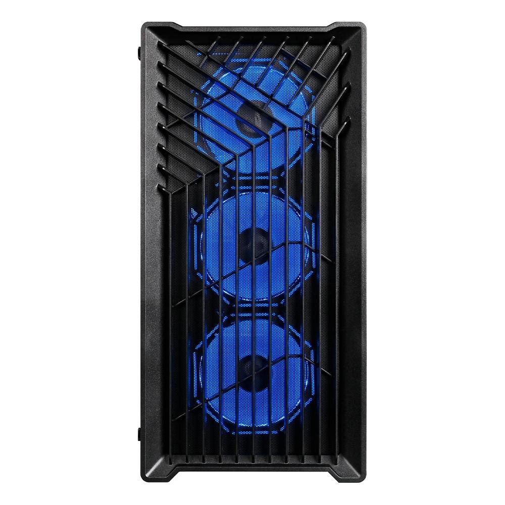 Gabinete Gamer Rise Mode X1, Mid Tower, ATX, Lateral em Vidro Temperado, Sem FANs, Preto - RM-X1-01-FB Gabinete Gamer Rise Mode X1, Mid Tower, ATX, Lateral em Vidro Temperado, Sem FANs, Preto - RM-X1-01-FB