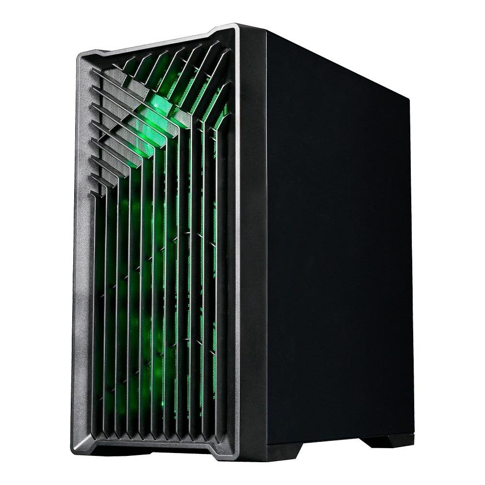 Gabinete Gamer ( Balão.info) X1, Mid Tower, ATX, Lateral em Vidro Temperado, Sem FANs, Preto - RM-X1-01-FB - view 8