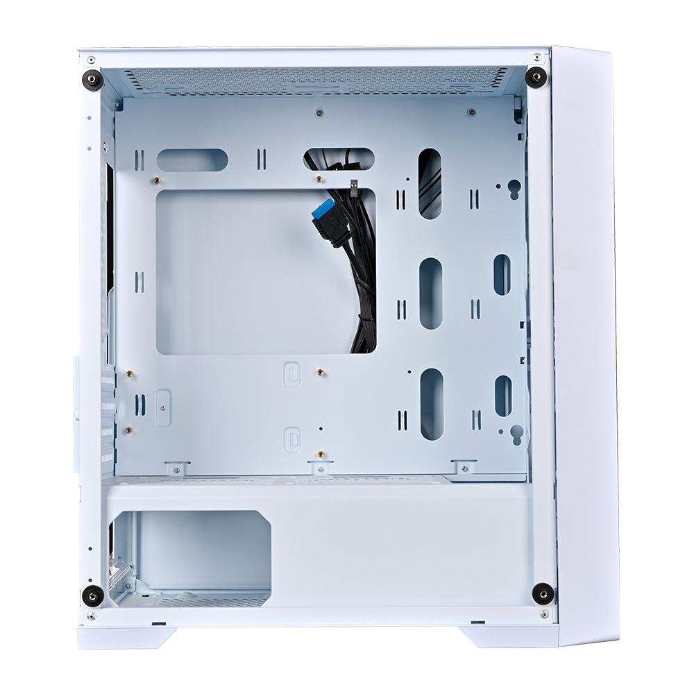 Gabinete Gamer ( Balão.info) X1, Mid Tower, M-ATX, Lateral em Vidro Temperado, Sem FANs, Branco - RM-X1-01-FW - view 10