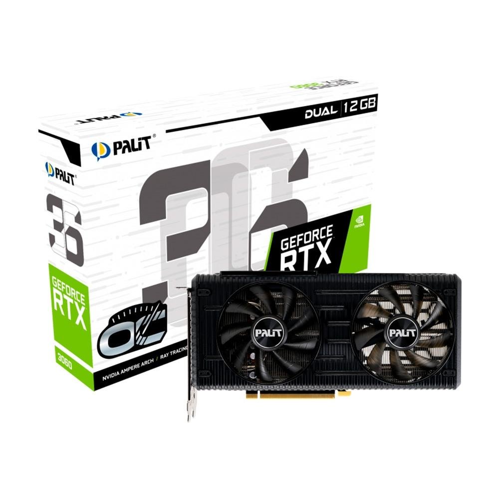 Palit パリット GeForce RTX 3060 Dual OC Placa de Video RTX 3060 Dual OC | KaBuM!