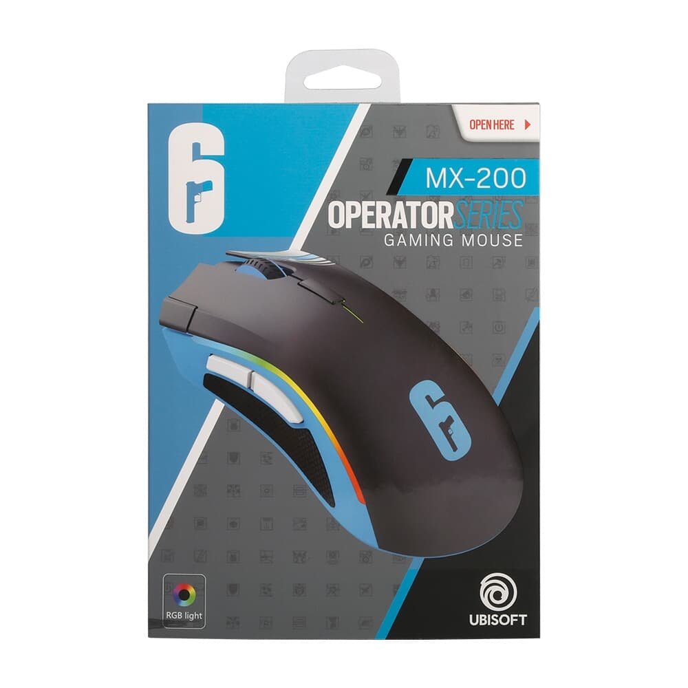 Mouse Gamer Rainbow 6 Siege MX-200, Checkpoint, ( Balão.info) DPI, 7 Botões, Operator Series - R6-MS-1000 - foto 4