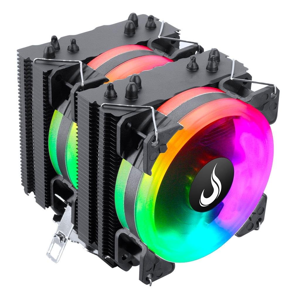 Imagem 3 de 14 do produto Air Cooler Rise Mode G800, ARGB, AMD/Intel, 90mm, Preto - RM-ACG8-ARGB-B