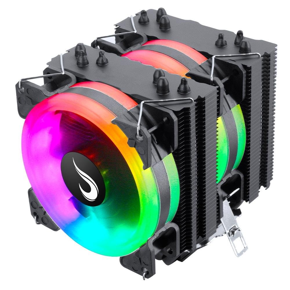 Air Cooler Rise Mode G800, ARGB, AMD/Intel, 90mm, Preto - RM-ACG8-ARGB-B - view 4
