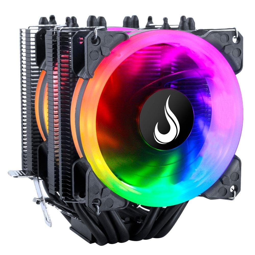 Imagem 2 de 14 do produto Air Cooler Rise Mode G800, ARGB, AMD/Intel, 90mm, Preto - RM-ACG8-ARGB-B