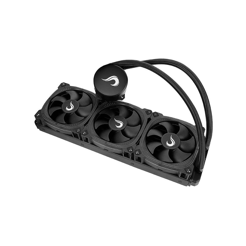 Imagem 2 de 7 do produto Water Cooler Gamer Rise Mode, 360mm, AMD/Intel, Preto - RM-WC-AB-360