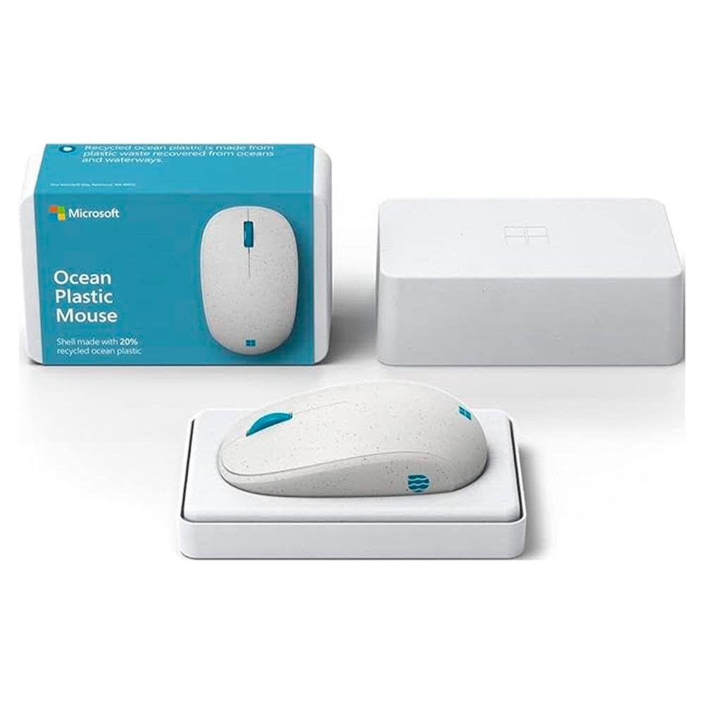 Mouse Sem Fio Microsoft Bt Ocean Plastic | KaBuM!