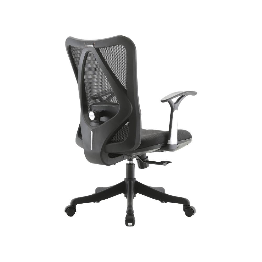 Cadeira Office Balão.info! essentials 400, Até 104kg, Tecido Respirável, Preto - ( Balão.info - foto 4
