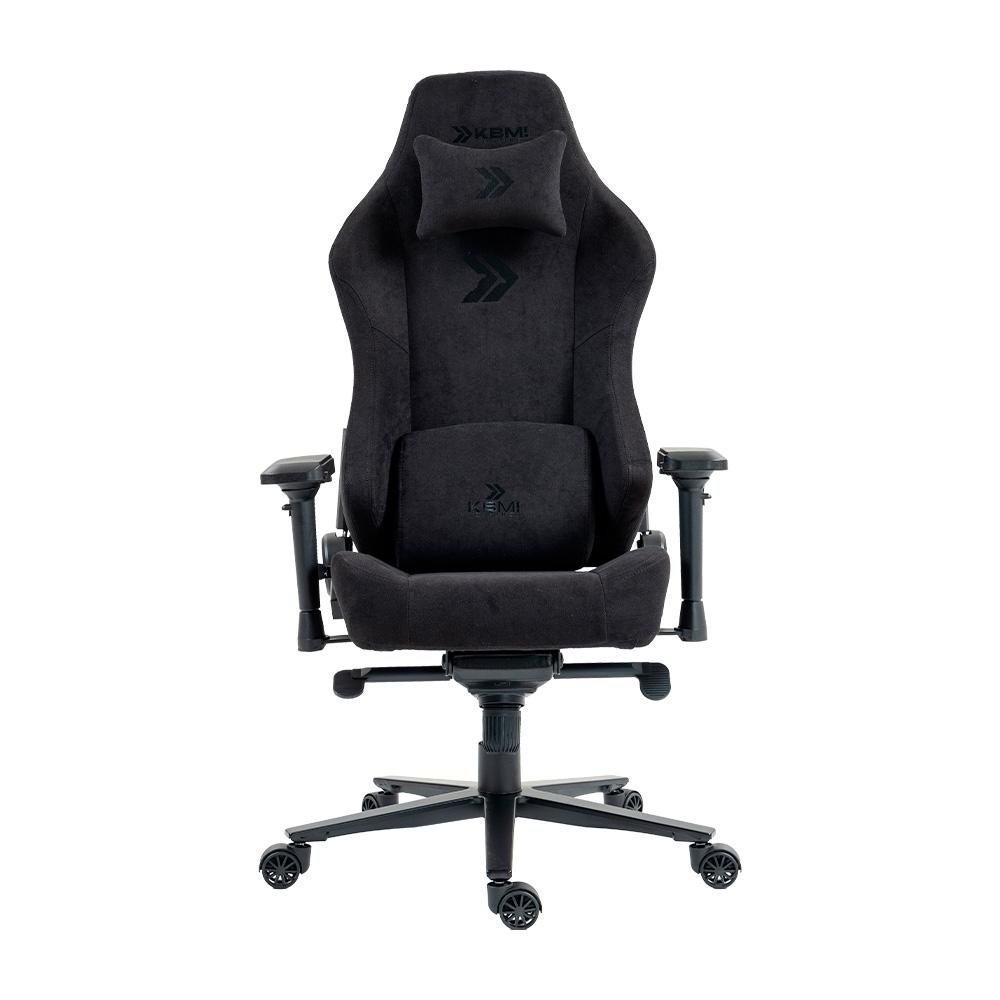 Cadeira Gamer KBM! Gaming CG700 Preto, Tecido, Até 150 kg, Apoio de Braço 4D, Com Almofadas, Reclinável - KGCG700PT Cadeira Gamer KBM! Gaming CG700 Preto, Tecido, Até 150 kg, Apoio de Braço 4D, Com Almofadas, Reclinável - KGCG700PT