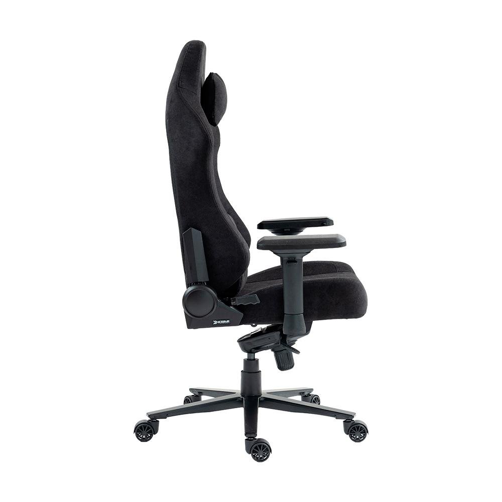 Cadeira Gamer KBM! Gaming CG700 Preto, Tecido, Até 150 kg, Apoio de Braço 4D, Com Almofadas, Reclinável - KGCG700PT Cadeira Gamer KBM! Gaming CG700 Preto, Tecido, Até 150 kg, Apoio de Braço 4D, Com Almofadas, Reclinável - KGCG700PT